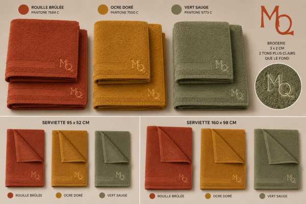 Serviette de bain Unie