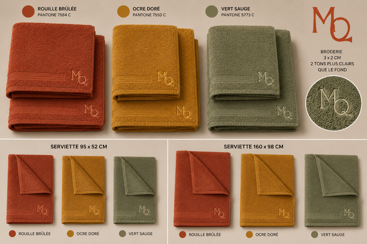 Serviette de bain Unie
