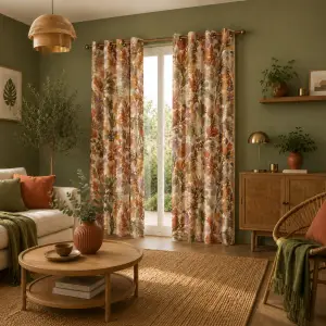 Rideaux imprimé Maxi fleurs