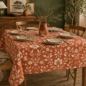 Nappe imprimé feuillage