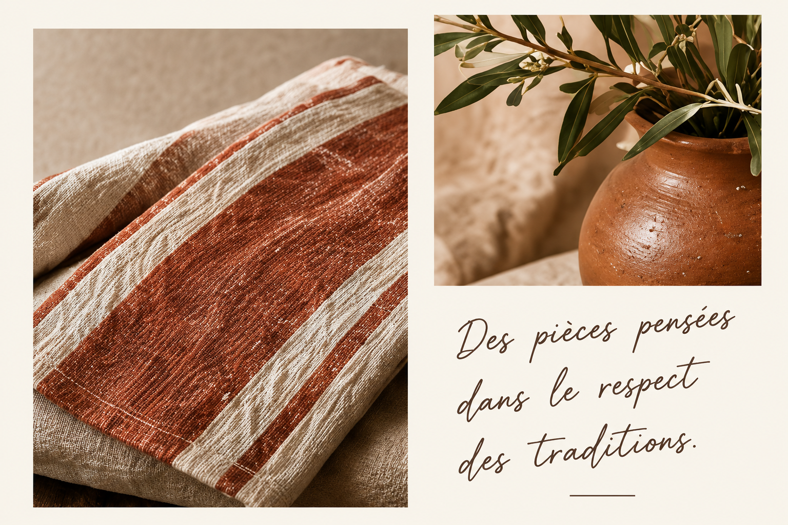 Matières textiles Maison Questel